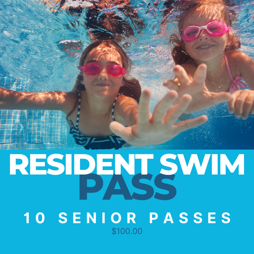 10 Senior (55+) Swim Passes